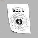 Bohemian rhapsody (on vinyl), αφίσα, κάδρο