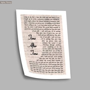 Time after time (on partiture), poster 2