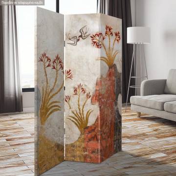 Παραβάν Άνοιξη νωπογραφία, παλάτι Μίνωα