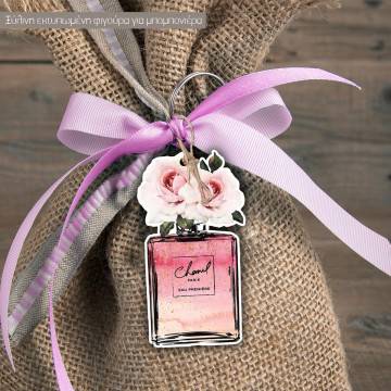 Wooden figure for baptism Perfume Bottle Flower