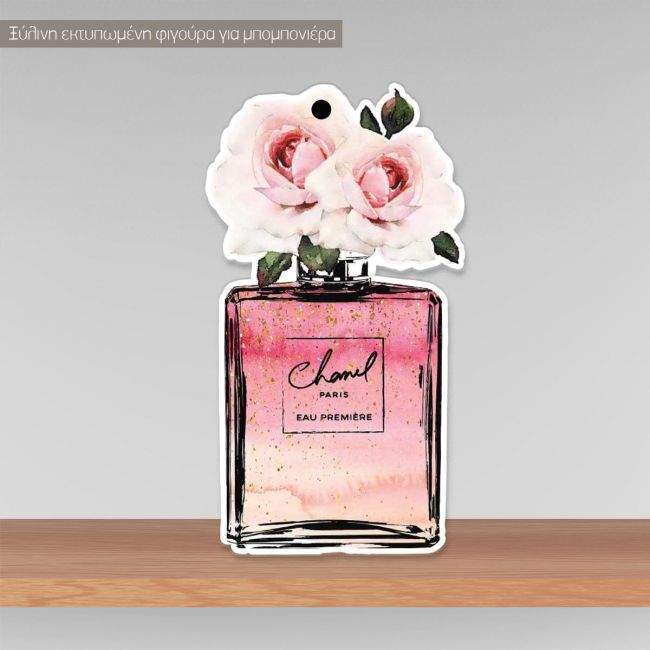 Wooden figure for baptism Perfume Bottle Flower