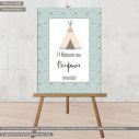 Canvas print baptism , Teepee tent