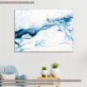 Canvas print Blue marble texture I