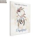 Canvas printwelcome to my baptism , Dream catcher watercolor i