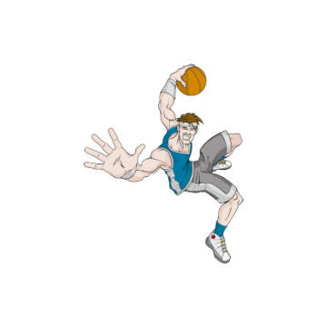 Wall stickers Basketball dunk style 2 2