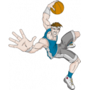 Wall stickers Basketball dunk style 2