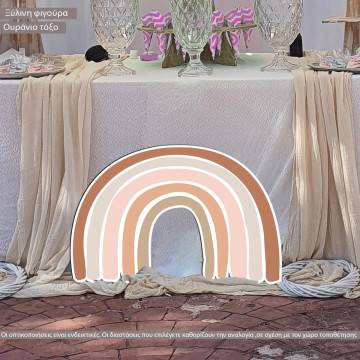 Wooden figure printed Love pinks I rainbow 2