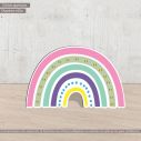 Wooden figure printed Love colors I