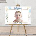 Canvas print Baptism decoration, personalized with photo