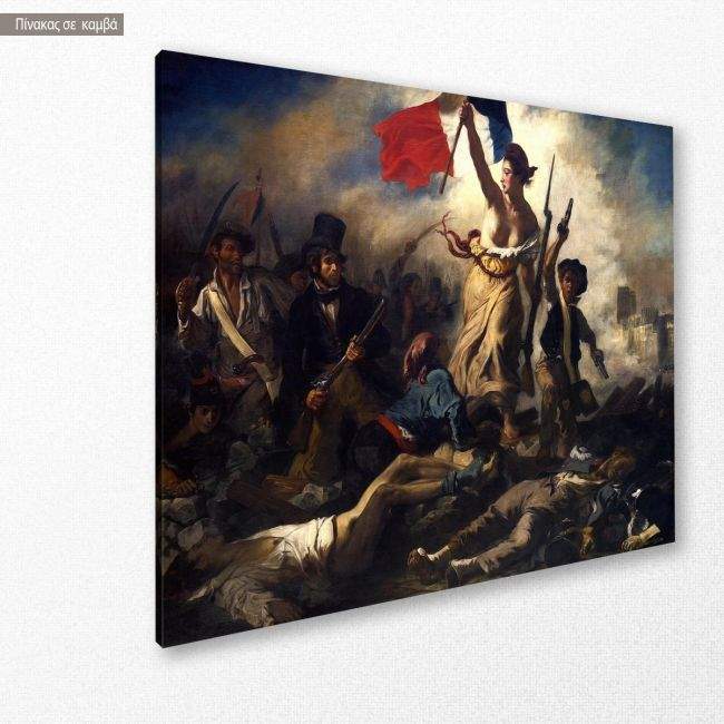 Canvas print Liberty Leading the People, Delacroix Eugene