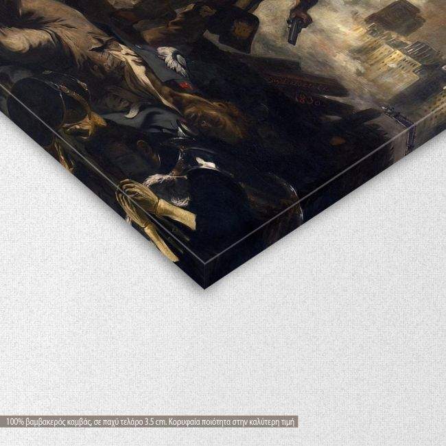 Canvas print Liberty Leading the People, Delacroix Eugene