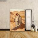 Canvas print Child behind a sculpture, Rallis