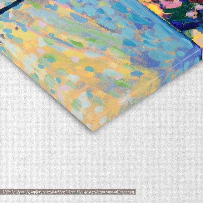 Πίνακας ζωγραφικής Winter landscape, Kandinsky W, αντίγραφο σε καμβά, λεπτομέρεια