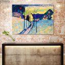 Canvas print Winter landscape, Kandinsky W.