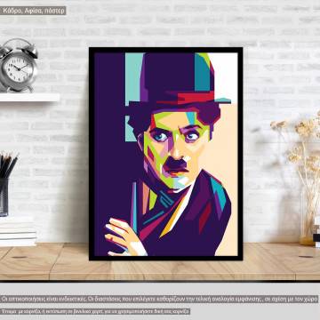 Charlie in pop art, poster