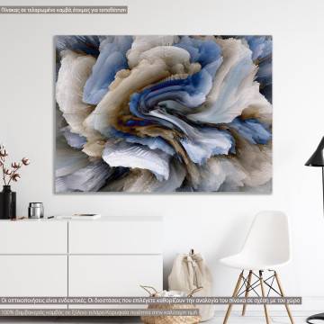 Canvas print Offer, 150x100 cm Abstract fractal waves