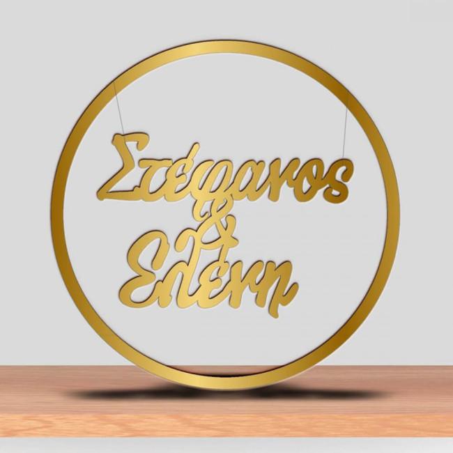 Ονόματα ζευγαριού για αψίδα κοπτικό, Χρυσό Plexi