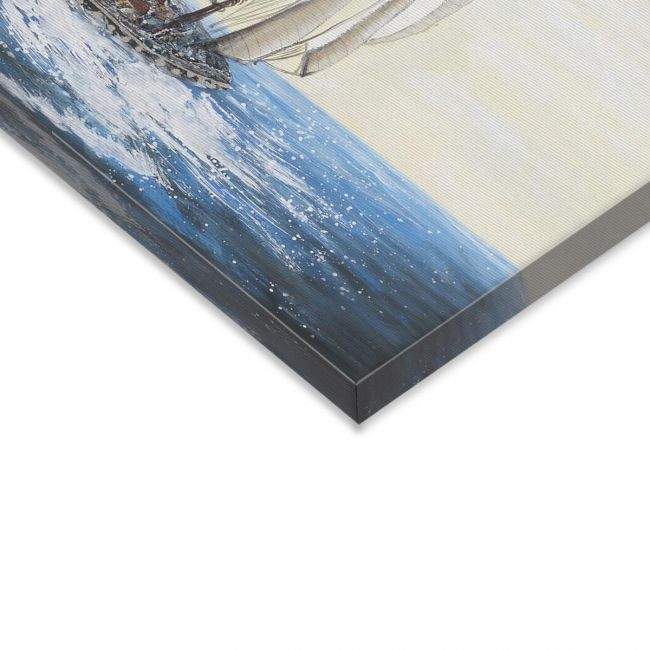 Canvas print Sailing the blue sea