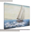 Canvas print Sailing the blue sea