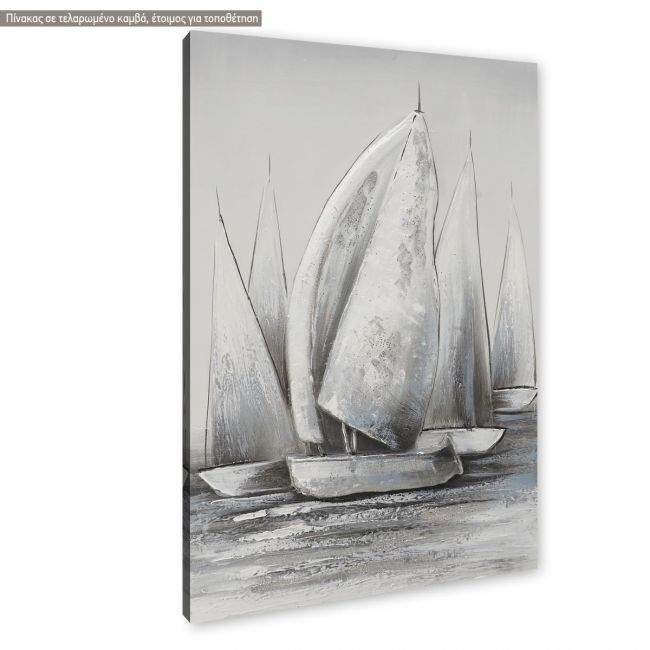 Canvas print,Gray sails