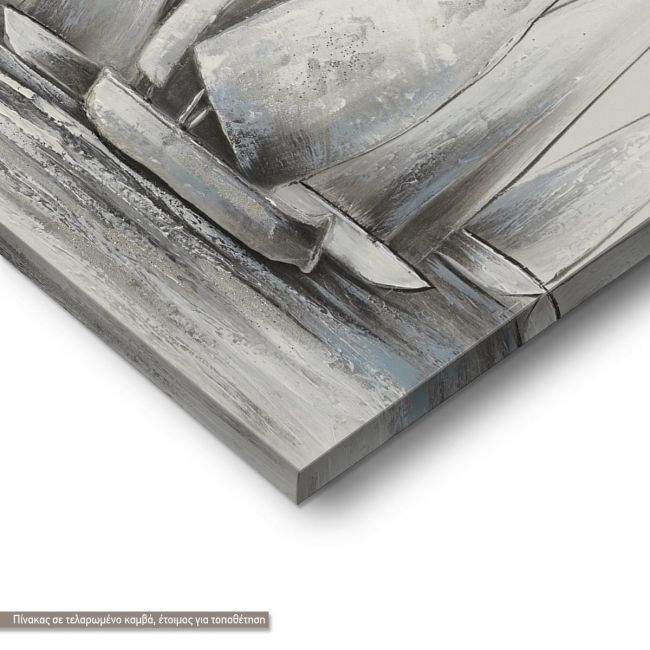 Πίνακας σε καμβά, Gray sails, λεπτομέρεια
