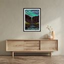 Travel destination, Iceland, poster