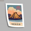 Travel destination, Mexico, poster