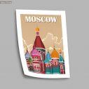 Travel destination, Moscow, αφίσα, κάδρο