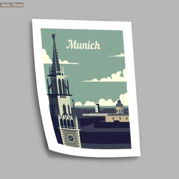 Travel destination, Munich, poster 2