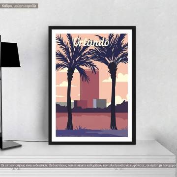 Travel destination, Orlando, poster