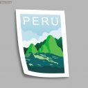 Travel destination, Peru, poster