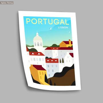 Travel destination, Portugal, poster 2