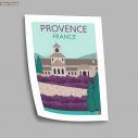 Travel destination, Provence, France, poster