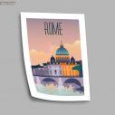 Travel destination, Rome, poster