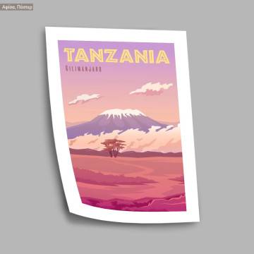 Travel destination, Tanzania, poster 2