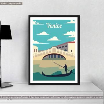 Travel destination, Venice, poster