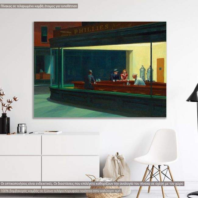 8.7 X 7.1 Inch. Home Office Gift Non-Slip Neoprene Mouse Mat Natural Rubber Mouse Pad Printed with Nighthawks by Edward Hopper Art 