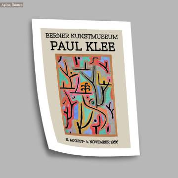Αφίσα Έκθεσης Klee Paul, Berner Kunstmuseum, κάδρο, μαύρη κορνίζα 2