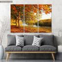 Canvas print Beautiful autumn,3 panels