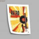Retro music, poster