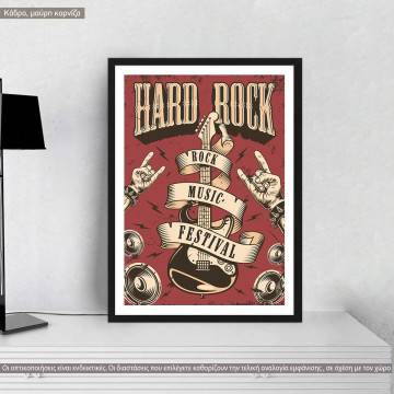 Hard rock, poster