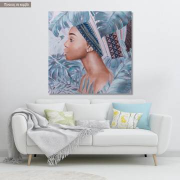 Canvas print In blue