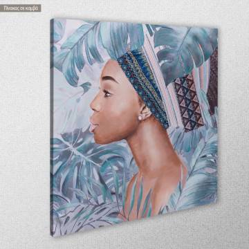 Canvas print In blue 2