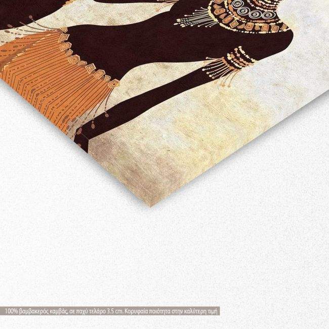 Canvas print Two elegant african women