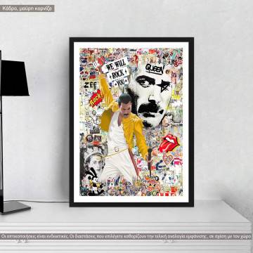 We will rock you, κάδρο, μαύρη κορνίζα