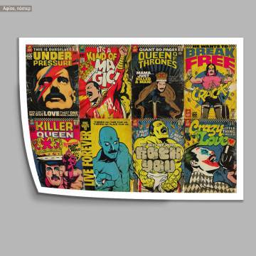 Super Queen, κάδρο, μαύρη κορνίζα 2