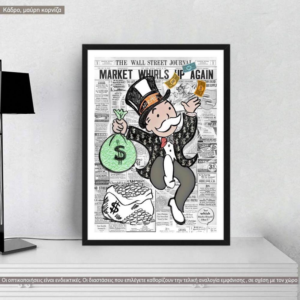 It's raining men(ey) I, αφίσα, κάδρο