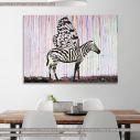 Canvas print Zebra butterfly