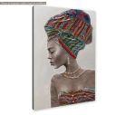 Canvas print, African woman right portrait