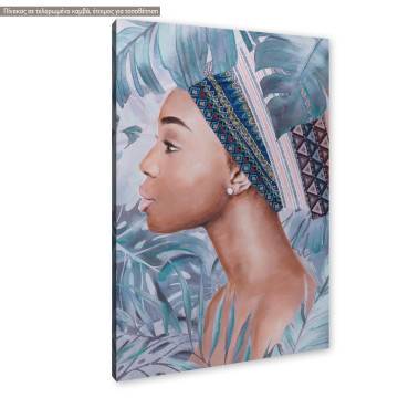 Canvas print In blue (right) Framed canvas View 1 2